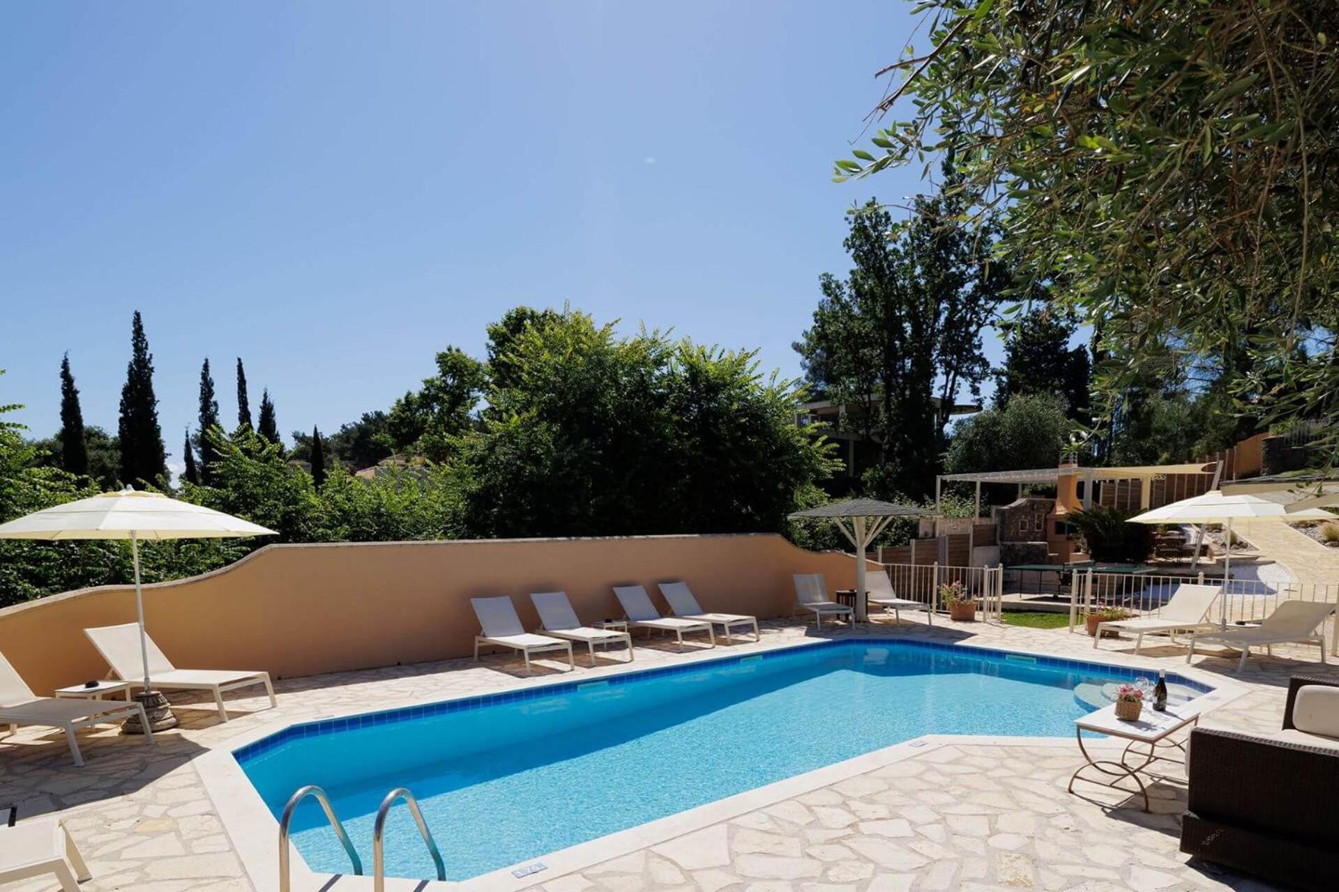 Villa St Nicholas House With Private Heated Pool Dassia (Corfu) Exterior photo