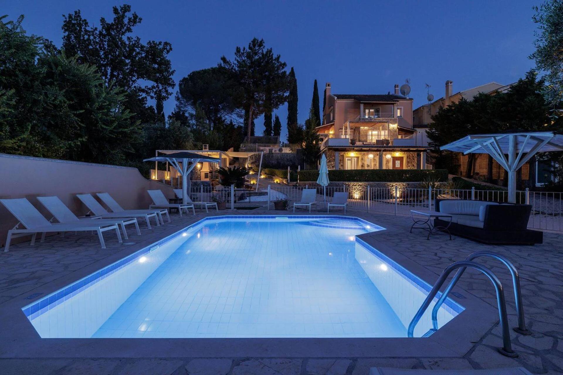 Villa St Nicholas House With Private Heated Pool Dassia (Corfu) Exterior photo