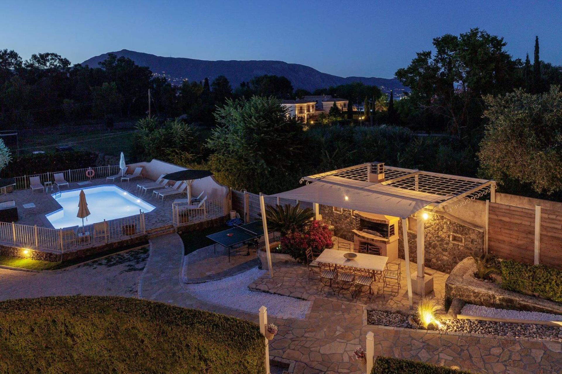Villa St Nicholas House With Private Heated Pool Dassia (Corfu) Exterior photo
