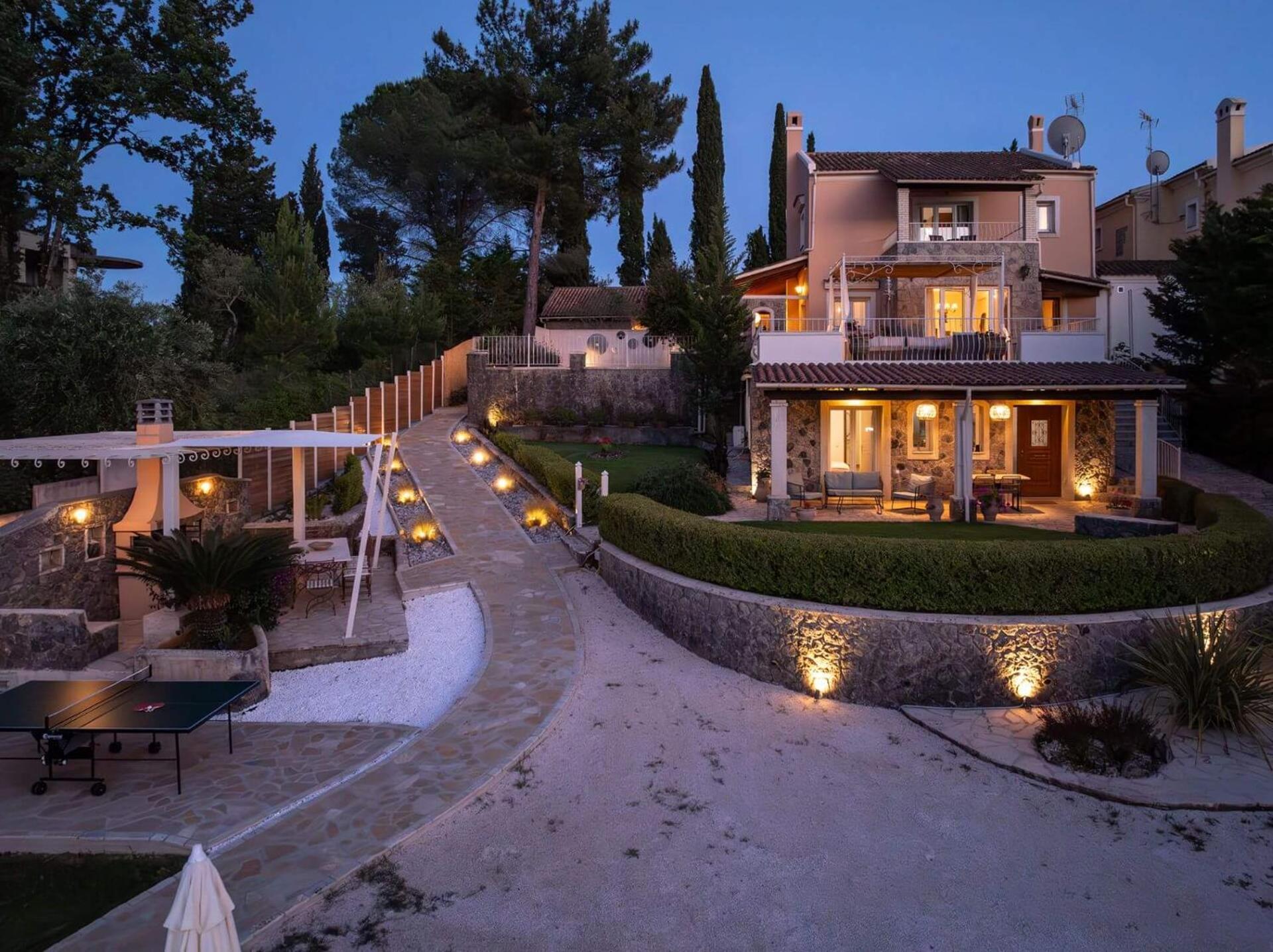 Villa St Nicholas House With Private Heated Pool Dassia (Corfu) Exterior photo