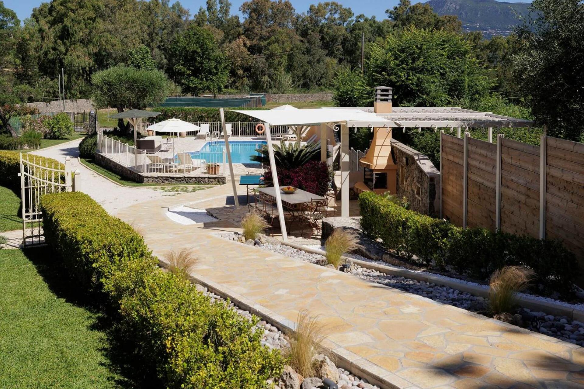 Villa St Nicholas House With Private Heated Pool Dassia (Corfu) Exterior photo