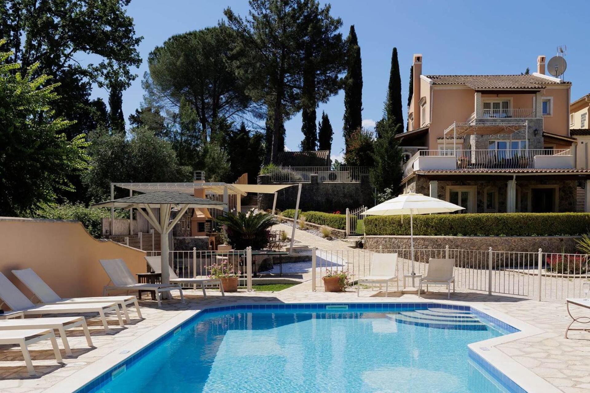 Villa St Nicholas House With Private Heated Pool Dassia (Corfu) Exterior photo