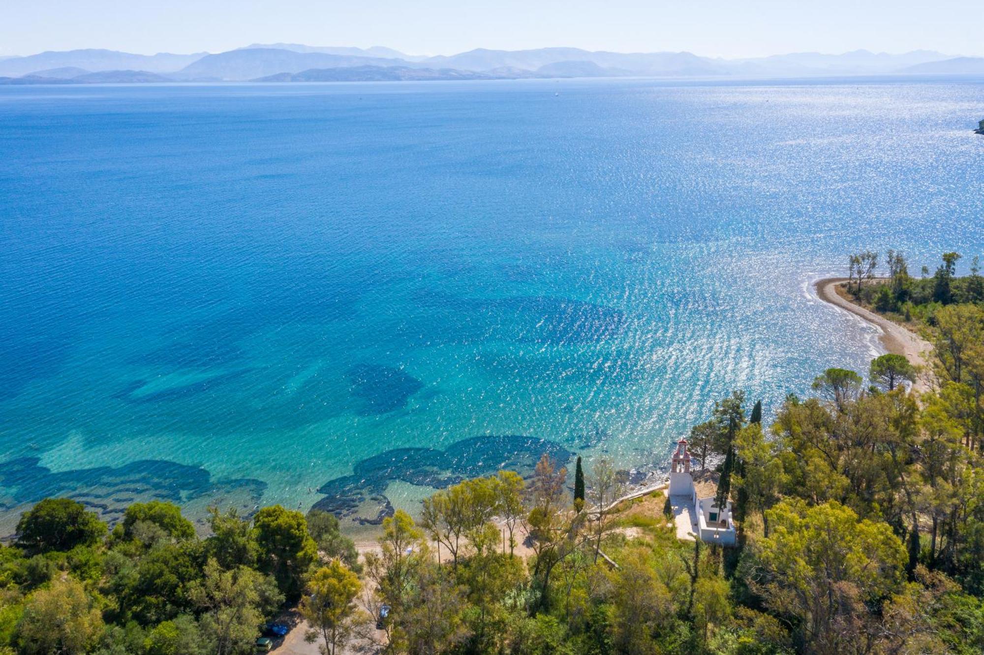 Villa St Nicholas House With Private Heated Pool Dassia (Corfu) Exterior photo