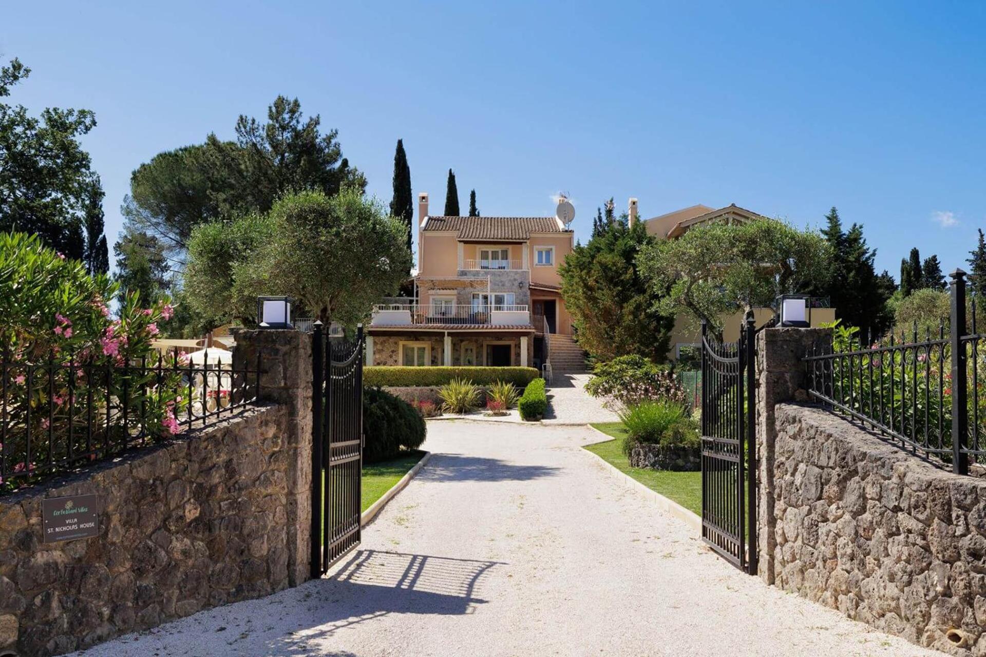 Villa St Nicholas House With Private Heated Pool Dassia (Corfu) Exterior photo
